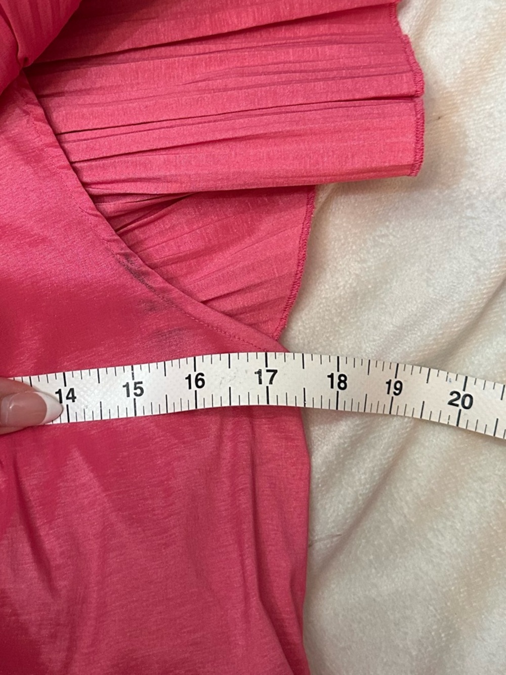 CeliaB Pink Prisma Ruffle Mini Dress Large barbiecore statement 38204 - Picture 6 of 11